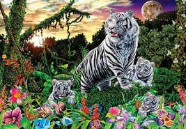 Master Pieces - Majestic Tigers 500pc Puzzle Glow In The Dark Cubs - £10.45 GBP