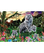 Master Pieces - MAJESTIC TIGERS 500pc Puzzle Glow in the Dark Cubs - $269.33 MXN