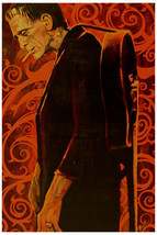Man In Black Mike Bell Fine Art Print Lithograph Frankenstein Guitar NWT - £15.75 GBP+
