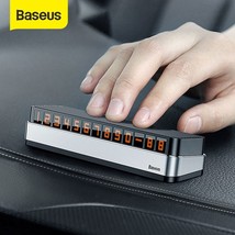 Baseus Car Stickers Temporary Par Card Telephone Number Holder Auto Park Mobile  - £92.67 GBP