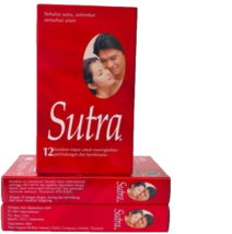 3  packs Sutra condom for safety, healthy and Sexual Wellness (36 pcs) - £27.37 GBP