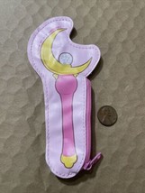 Sailor Moon Article Coffret Mini Zippered Coin Pouch Moon Stick Anime Bandai - £9.36 GBP
