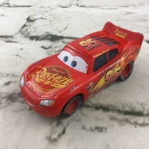 Disney Pixar Cas Lightning McQueen Red 3” Race Car Vehicle Mattel - £4.66 GBP