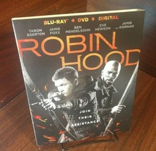 Robin Hood 2018 (Blu-ray+DVD-No Digital) Slipcover -Discs Unused-Free Shipping - £6.35 GBP