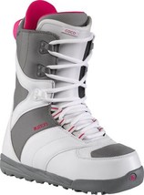 Burton Coco Women&#39;s Snowboard Boots Size 6 US - White/Gray - $148.49