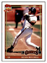 1991 Topps Kevin
  Mitchell    San Francisco Giants
  Baseball Card GMMGC - £1.41 GBP