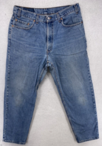 Levi’s 550 Jeans Men&#39;s Size 36x32 Straight Leg US Made Vintage Blue Relaxed - $32.66
