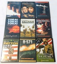 Casualties Of War, A Few Good Men, Patton, U-571, Vietnam &amp; More (9 DVD War Lot) - £13.43 GBP