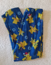 Pokemon Pajama Pants Sleep Pants w/ Pikachu &amp; Friends  Graphics Youth  M 8/10 - £11.02 GBP