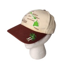 Island Caps Hawaiian Islands Strapback Hat Cap Embroidered Palm Trees Co... - £11.19 GBP