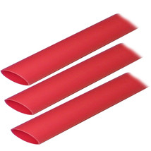 Ancor Adhesive Lined Heat Shrink Tubing (ALT) - 3/4&quot; x 3&quot; - 3-Pack - Red [306603 - £3.73 GBP