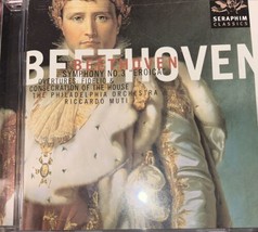 Beethoven Symphony No. 3 &quot;Eroica&quot; RICCARDO MUTI CD Philadelphia Orchestra - £11.85 GBP