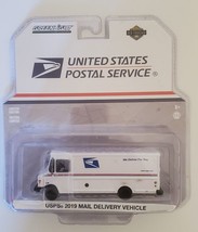 USPS 2019 Mail Delivery Vehicle Box Van  Greenlight 1/64 New - £18.38 GBP