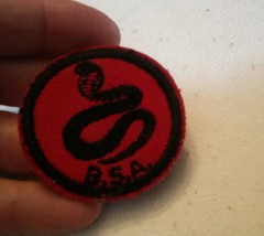 024 Vintage BSA Boy Scouts Snake Cobra Patch Red - $14.99