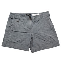 Talbots Shorts Womens 14P Gray Mid Rise Flat Front 4 Pocket Petite Casua... - $298.79 MXN