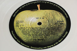 The Beatles &quot;Let it Be&quot; 1978 UK Export White Vinyl PCS 7096 Stereo LP. RARE. - £154.88 GBP