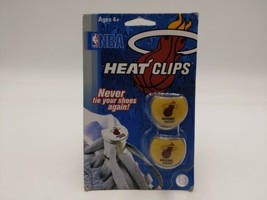 2012 Lace Clips Unopened NBA MIAMI HEAT Lace Shoe Lacing BRAND NEW  - £7.82 GBP