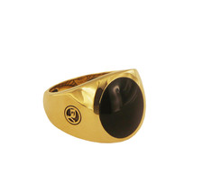 David Yurman Black Onyx Signet Men&#39;s Ring in 18 Karat Gold size 9 - £1,641.86 GBP