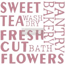 Redesign Decor Clear-Cling Stamps - Sweet Tea for Wall Paint Wall Art Fu... - £15.97 GBP