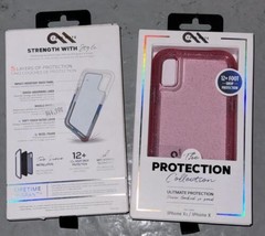 CaseMate The Protection Collection Pink Phone Back Case For Apple iPhone X - £6.84 GBP
