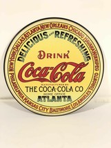Rétro Coca-Cola Targa IN Metallo Keg Label Desperate Enterprises Repop D... - £14.35 GBP