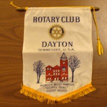 Rotary Club Dayton Tennessee USA small flag - $12.00