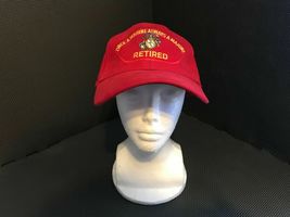 US MARINE RETIRED EMBROIDERED ONCE A MARINE ALWAYS A MARINE STRAPBACK CA... - $13.30