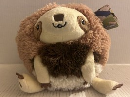 mini Squishable Sloth Tan Soft Plush Ball Toy 7” 2016 Collectable - £23.34 GBP