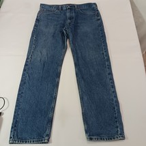 Levis 505 Men's Blue Cotton Denim Jeans Size W36 × L32 image 13
