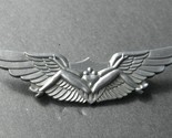 AIRBORNE ARMY AIR FORCE BUSH JUMP WINGS BADGE LAPEL PIN 2.75 INCHES - £6.00 GBP