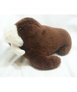 VINTAGE Knickerbocker Sea World BROWN WALRUS 8" Plush STUFFED ANIMAL Toy - $24.74