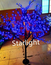 5FT Blue Outdoor LED Cherry Blossom Tree Light Xmas Christmas Tree Wedding Lamp - £231.01 GBP