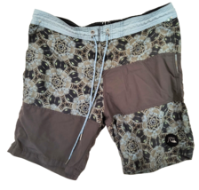 Quiksilver Board Shorts Teens/Men&#39;s Size 34 Unlined Multicolor 100% Nylo... - $16.83