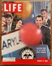 Life Magazine August 8 1960 Richard Nixon Grand Old Party Has a Brand New Team - £7.83 GBP