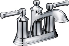 Moen 6802 Dartmoor Double Handle Centerset Bathroom Faucet - - Chrome - £101.21 GBP