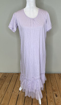 emberley NWOT women’s short sleeve tulle hem dress Size XS Lavender O2 - £8.91 GBP