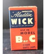 Vintage Aladdin Wick for Model B Mantle Lamps W/ Original Box NOS HTF - €17,17 EUR