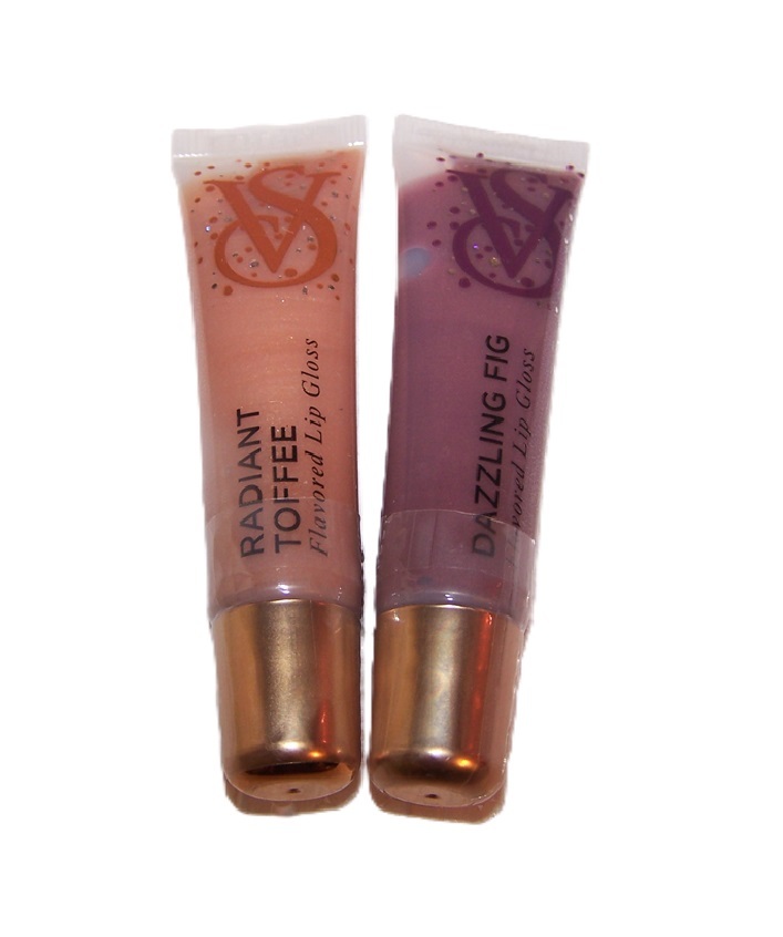Radiant Toffee & Dazzling Fig Lip Gloss Victoria's Secret 2 Pack Full Size