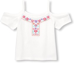 The Children&#39;s Place Baby Girls&#39; Cold Shoulder Tank Top, AEGEAN SEA, 4T - £7.83 GBP