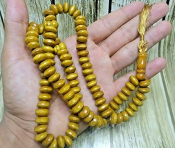 Olive Wood Prayer Beads Misbaha Handmade Rosary Holyland Islamic مسبحة - £13.15 GBP