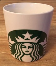 Starbucks Classic Siren Mermaid Logo 14 oz Coffee Mug White Green - £14.15 GBP