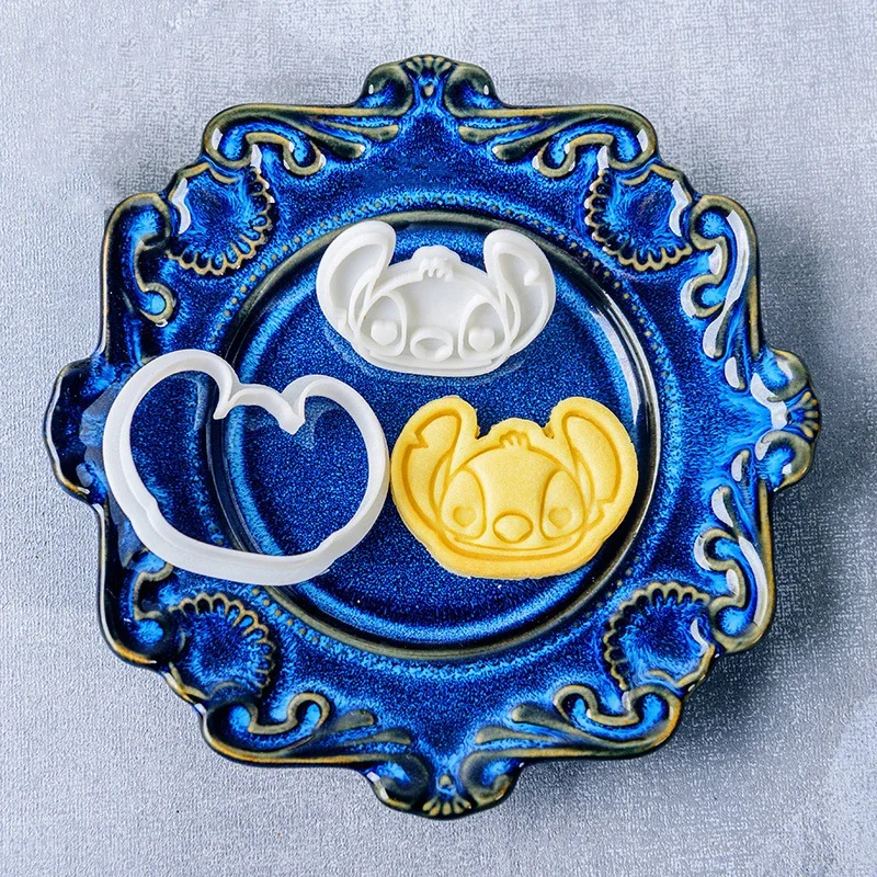 Stitch Cookie Cutter Kawaii Cartoon Figures Biscuit Mould 3D -stitch 2 - $4.40