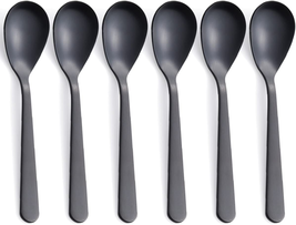 Matte Black Demitasse Espresso Spoons, Stainless Steel Satin Finish Coffee Spoon - £10.09 GBP