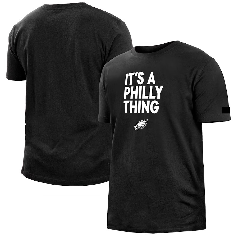 Mens IT'S A PHILLY THING Eagles Black T-Shirt Playoffs - Philadelphia