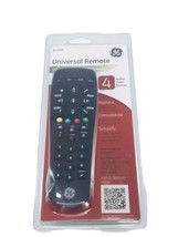 GE Universal Remote 4 Audio Video Devices #24944 General Electric Black New - $12.86