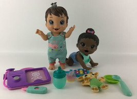 Baby Alive Baby Gotta Bounce Doll Lil Snacks Lot Interactive 25+ Noises Drinks - £47.44 GBP