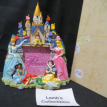 Disney Parks Authentic Princess Castle Photo Picture Frame 3D Fully Scul... - £52.50 GBP