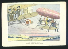 8&quot; x 10&quot; Photo 1913 For the sunny South. An airship with a &quot;Jim Crow&quot; tr... - $16.95