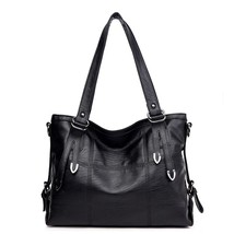 SMOOZA Womens PU Leather Handbags Designer 2022 Fashion Soft Shoulder Bags for W - £41.01 GBP