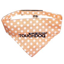 Touchdog &#39;Bad-to-the-Bone&#39; Polka Patterned Fashionable Velcro Bandana, M... - $17.49